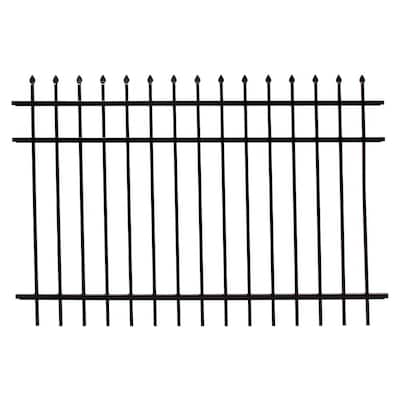 Metal Fence Panels Metal Fencing The Home Depot Metal Fence Panels Metal Fencing The Home Depot