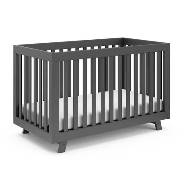 Storkcraft Beckett Gray 3In1 Convertible Crib