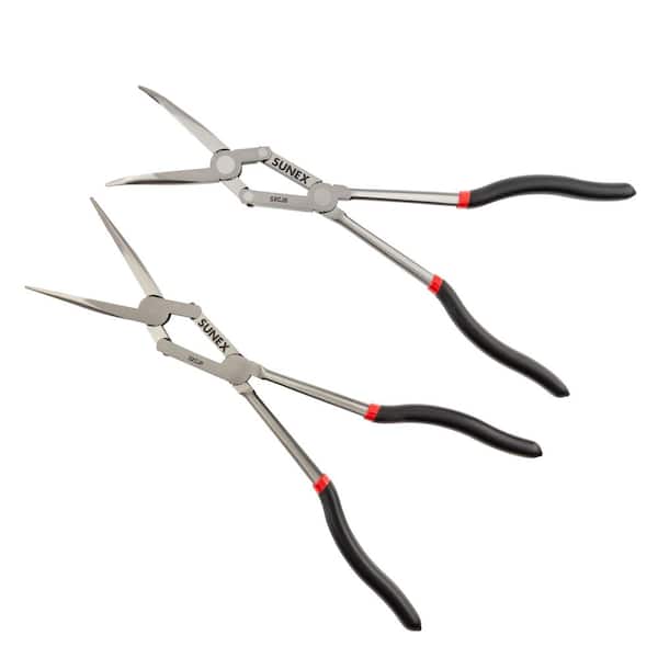 2 Pc. Long Reach Compound Joint Pliers Set