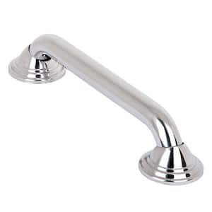 Decorative Shower Safety Grab Bar, Chrome, 12"