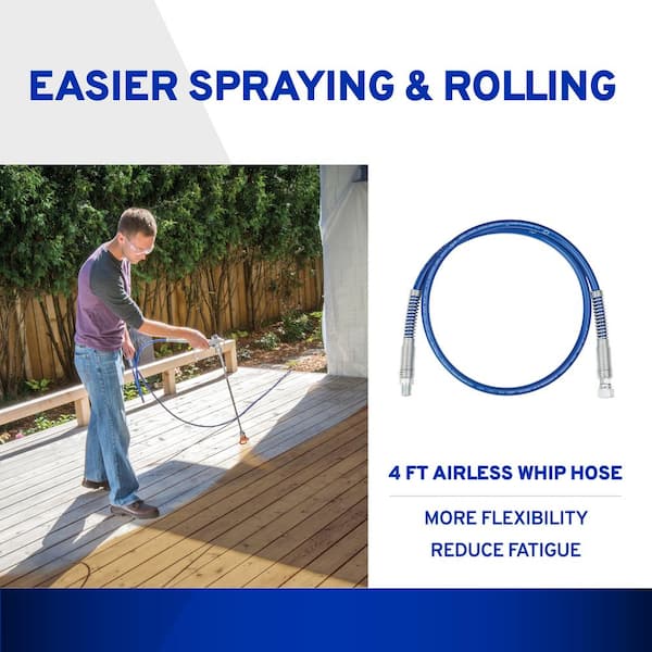 Graco 25 ft. x 1/4 in. Airless Hose with 4 ft. Whip Hose 18F000