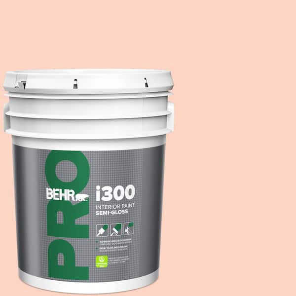 BEHR PRO 5 gal. #210A-2 Coral Dune Semi-Gloss Interior Paint