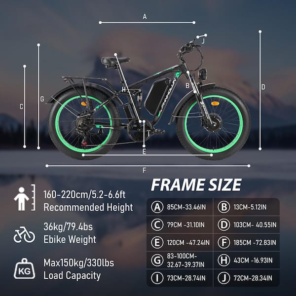 PHNHOLUN 2000W Fat-Tire Electric-Bike for Adults-Women-Men-Electric-Bicycle 1000W Dual Motor 25 AH Battery, 38 MPH, 24 in. Ebikes KOMMODA-WT - The Home Depot PHNHOLUN 2000W Fat-Tire Electric-Bike for Adults-Women-Men-Electric-Bicycle 1000W Dual Motor 25 AH Battery, 38 MPH, 24 in. Ebikes KOMMODA-WT - The Home Depot
