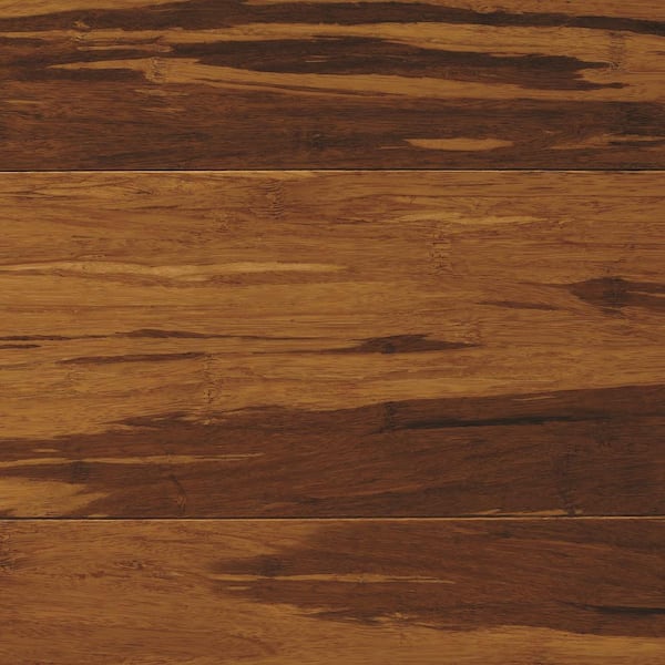 Home Decorators Collection Strand Woven Honey Tigerstripe 3/8 in. T x 5-1/8 in. W x 72 in. L Engineered Click Bamboo Flooring