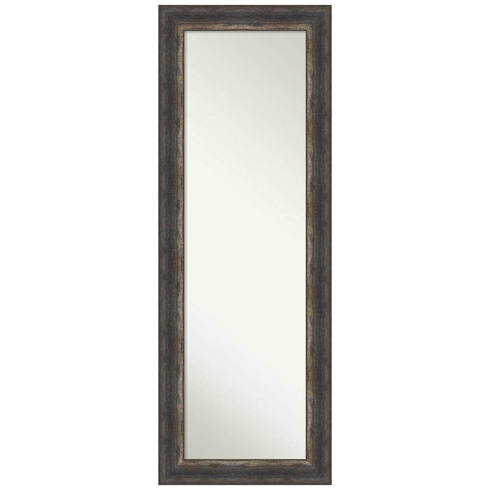 Bark Rustic Char Full-Length Bronze and Wood Mirror