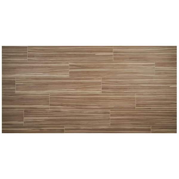 Elm Oak Beige 8.66 in. x 47.27 in. Wood Look Matte Porcelain Floor and Wall Tile (17.21 Sq. ft./Case)