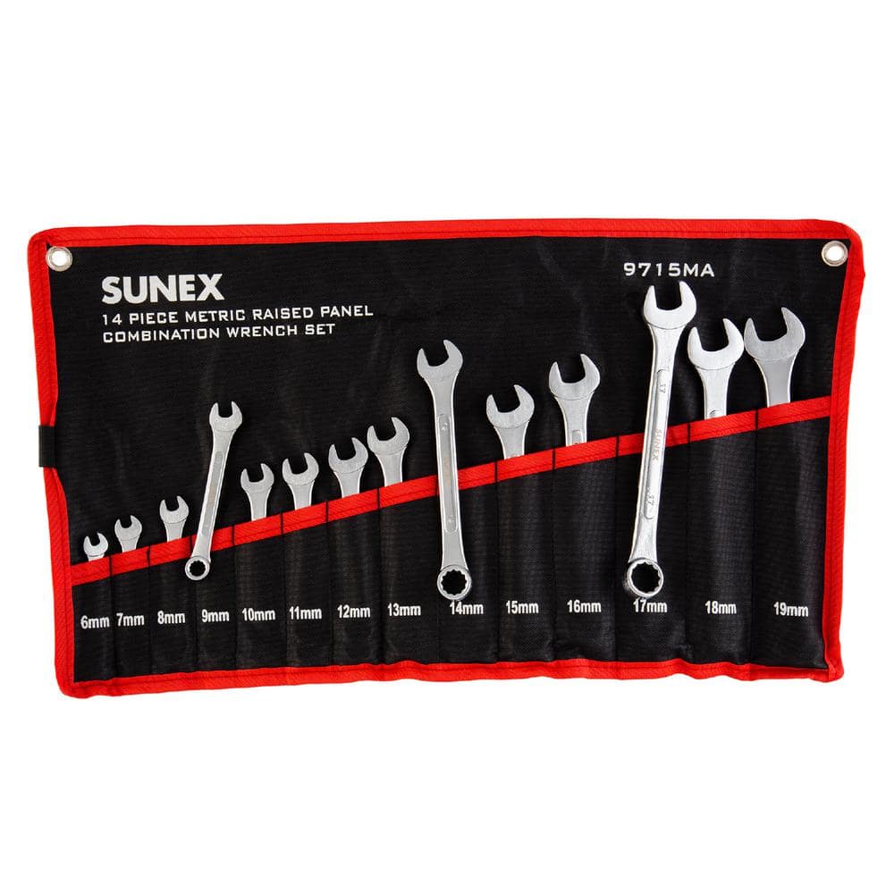 Sunex 714M 14 mm Raised Panel Combination Wrench 