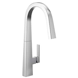 Nio Single-Handle Pull-Down Sprayer Kitchen Faucet with Reflex and Power Clean in Chrome