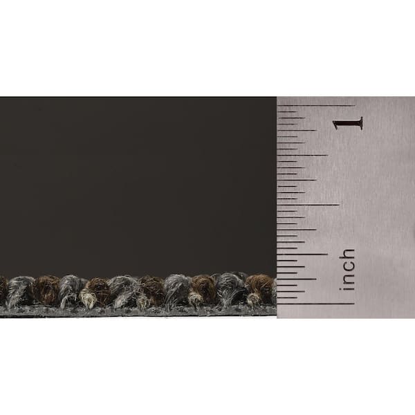 24 in. x 24 in. Textured Loop Carpet - Basics -Color Coffee