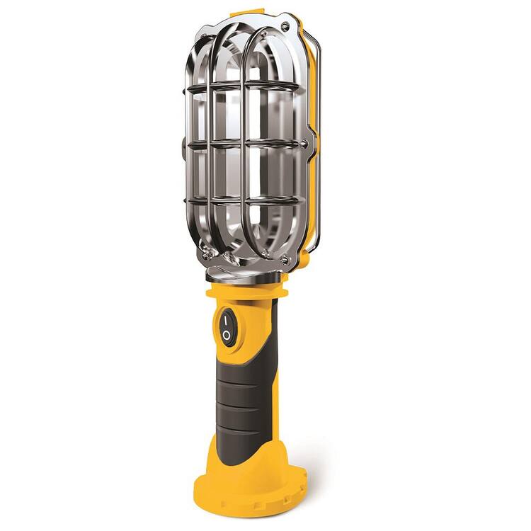 HANDY BRITE Ultra-Bright LED 8.35 in. Yellow Cordless Work Light Lamp