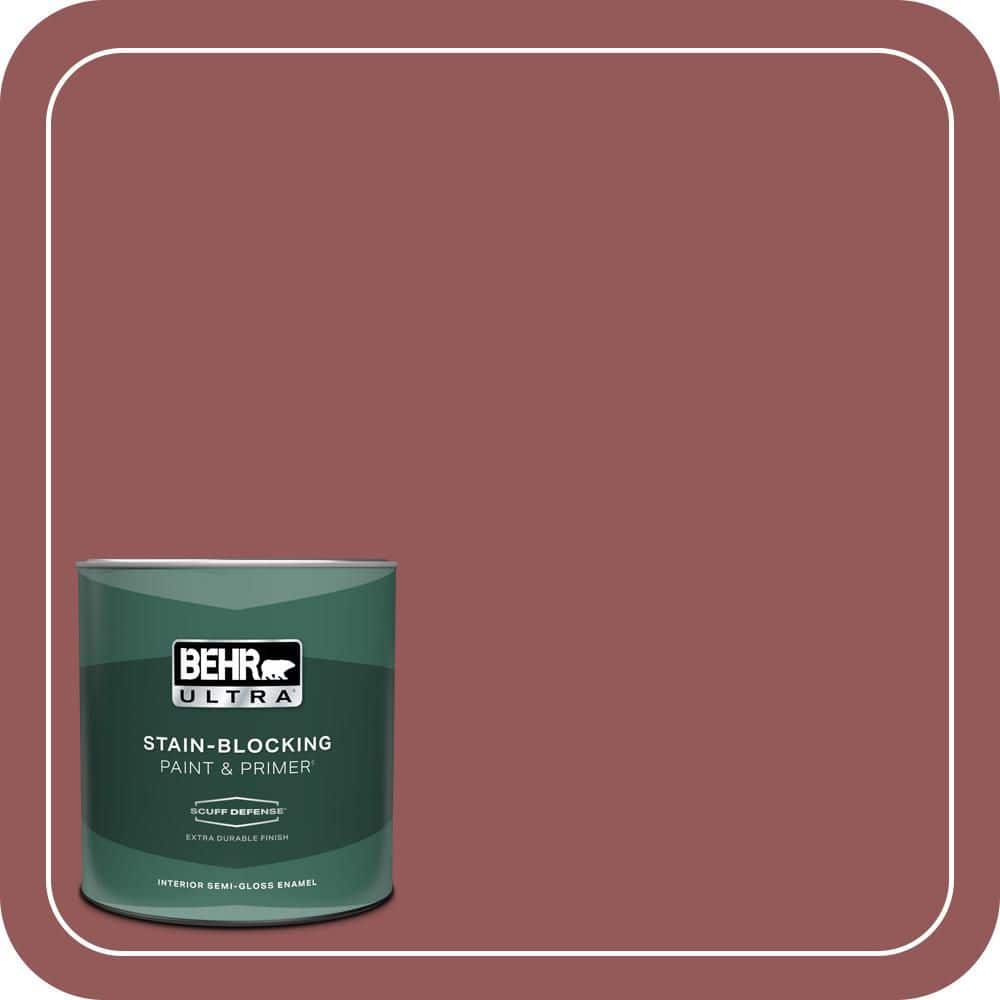 1 qt. #150F-6 Gallery Red Extra Durable Semi-Gloss Enamel Interior Paint & Primer price history on PriceWatchPro