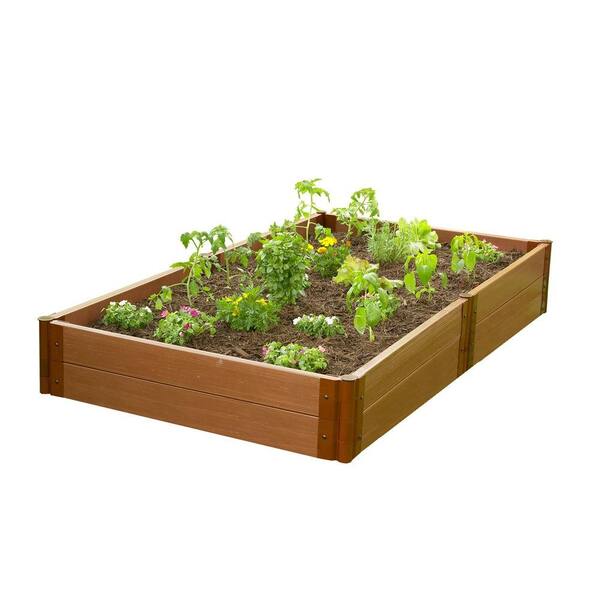 Frame It All 4 ft. x 8 ft. x 12 in. Raised Vegetable Garden-DISCONTINUED