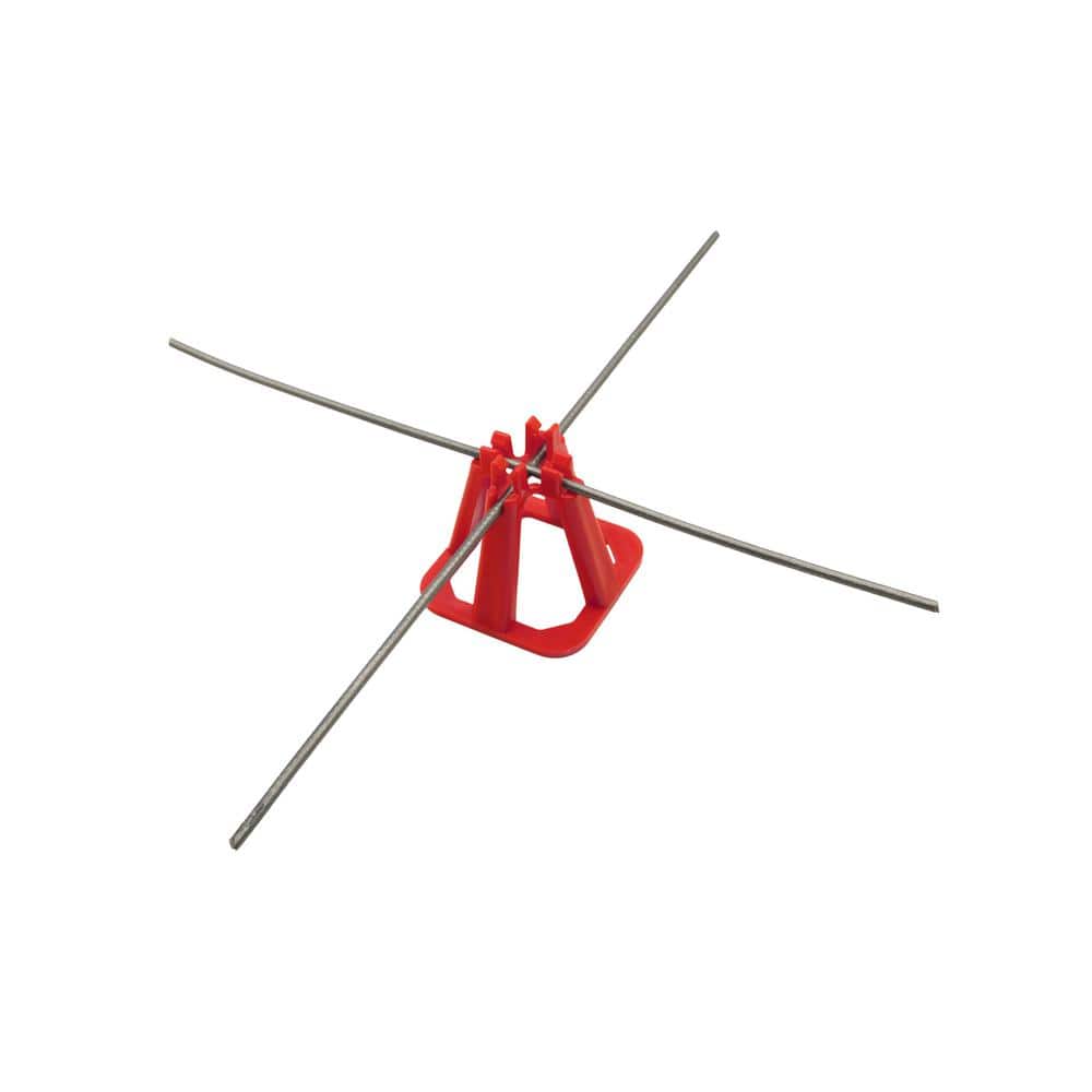 Hercules 2" Red Steel Mesh Chair for Concrete (100 Count)