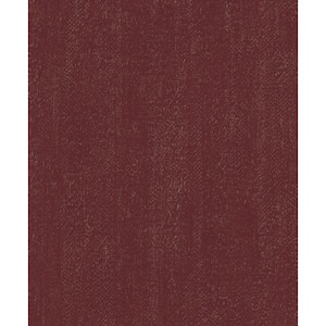 Ambiance Red Textured Plain Vinyl Non-Pasted Matte Wallpaper (Covers 57.75 sq.ft.)