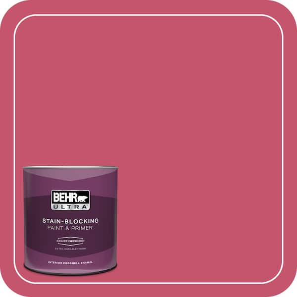 BEHR ULTRA 1 qt. #120B-7 Tropical Smoothie Extra Durable Eggshell Enamel Interior Paint & Primer
