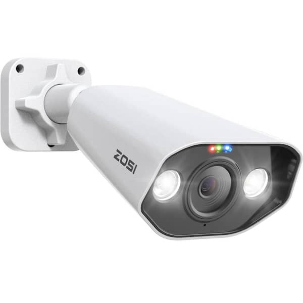ZOSI Wired 3MP Outdoor Home Security Camera, 365° Pan and Tilt Surveillance  Camera, Motion Detection, 2-Way Audio 1NC-2893Q-W-US-A2 - The Home Depot