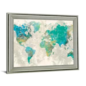 28 in. x 34 in. NO BORDERS BY FONTAINE, S. (Mirror Framed)
