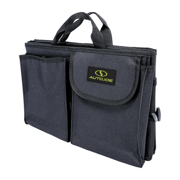 AUTO JOE Collapsible Auto Storage Organizer with Anchor Straps and