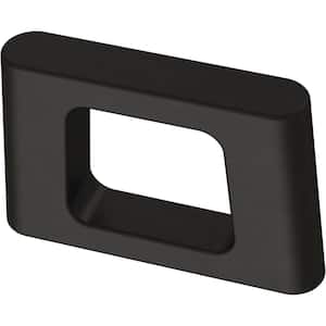 Squared Modern 1-3/16 in. (30 mm) Matte Black Cabinet Drawer Pull