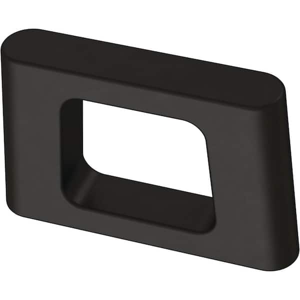 Liberty Squared Modern 1-3/16 in. (30 mm) Matte Black Cabinet Drawer Pull