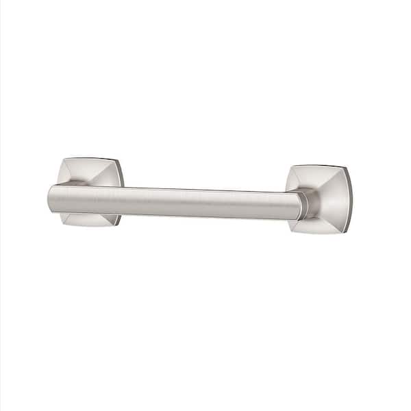 Vaneri Wall Mount Single Post Toilet Paper Holder in Spot Defense Brushed Nickel