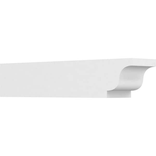 Ekena Millwork 6 in. x 6 in. x 30 in. Standard Newport Architectural Grade PVC Rafter Tail Brace