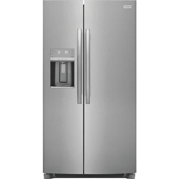 FRIGIDAIRE GALLERY 25.6 Cu. Ft. 36" Standard Depth Side by Side Refrigerator in Smudge-Proof Stainless Steel