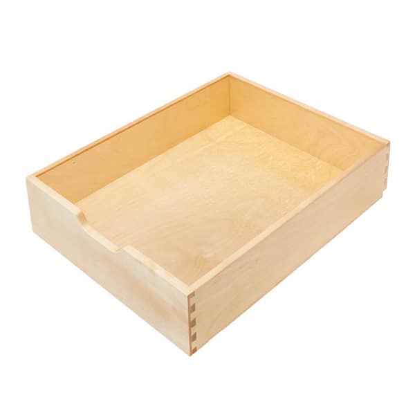 RevAShelf Soft Close 17 in. Wood Pull Out Drawer, Maple 4WDB