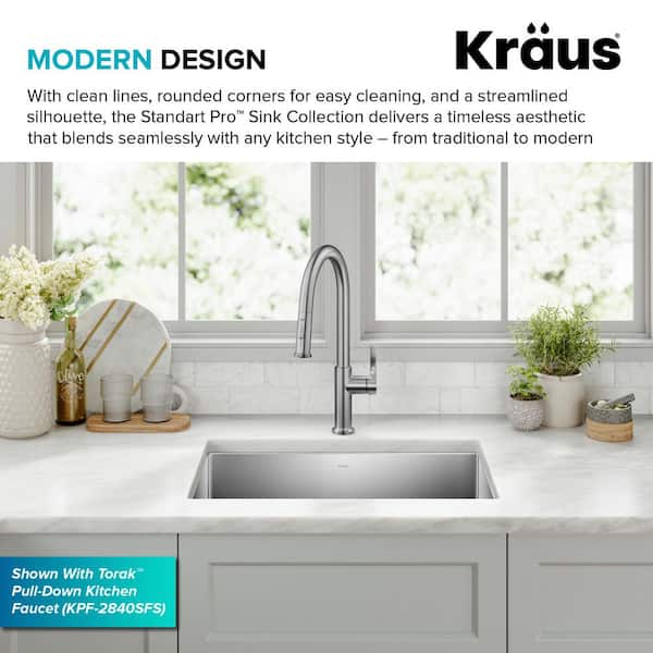 30 Inch Undermount Kitchen Sink - Beslend 30x18x10 Inch Undermount