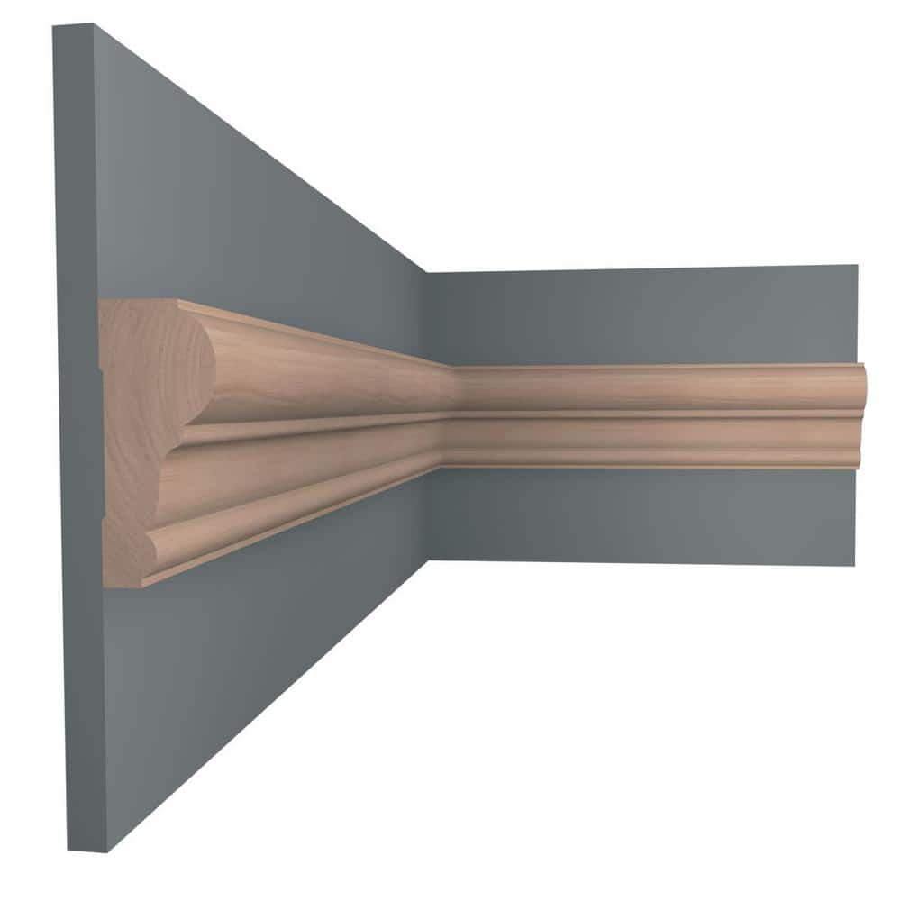 Cherry Solid Wood Chair Rail Molding 1"D x 2.38"W x 96"L