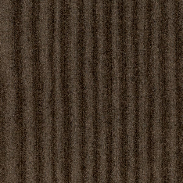 Foss Elk Ridge Mocha Residential/Commercial 24 in. x 24 Peel and Stick Carpet Tile (15 Tiles/Case) 60 sq. ft.