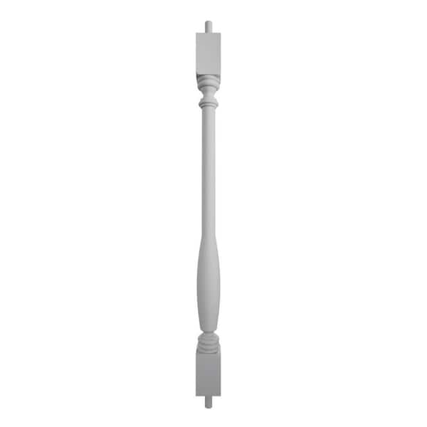 Ekena Millwork Endurathane 500 Series 36 in. H x 2.5 in. W White Resin Stair Baluster