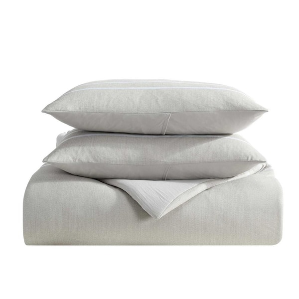 Nautica Hadley 3-Piece Sea Wheat Microfiber King Comforter Set