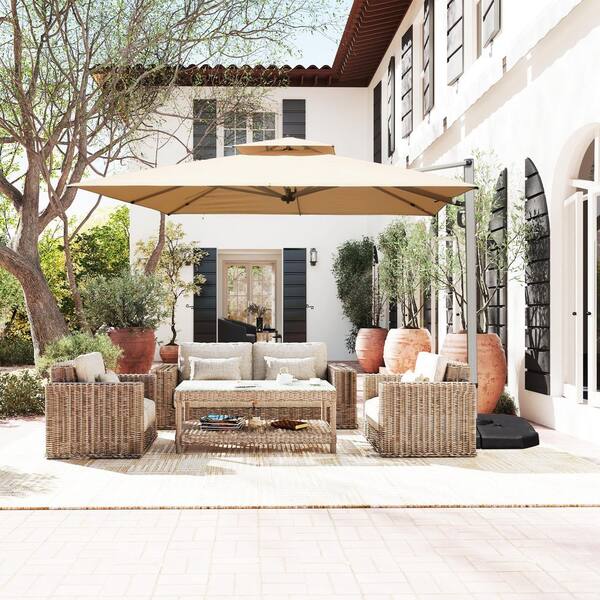 9ft black patio umbrella Square Patio Umbrella