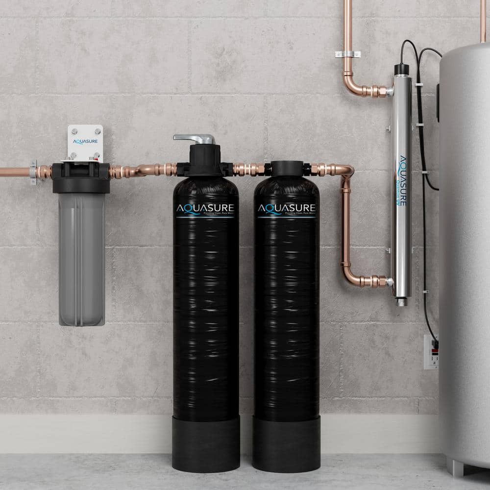 Serene Lite Black Whole House Water Filtration System