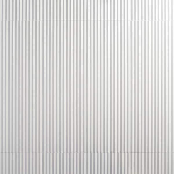 Ivy Hill Tile Linear White 11.41 in. x 35.37 in. Matte Ceramic Wall Tile (14.42 sq. ft. / Case)