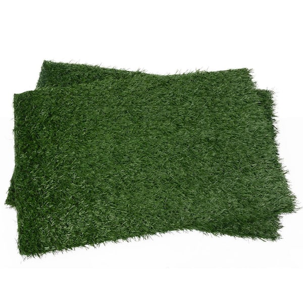 COZIWOW 2-Piece Large Artificial Dog Potty Grass Pee Pads