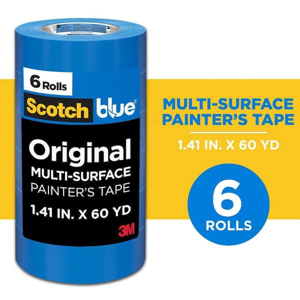 ScotchBlue 1.41 in. x 60 yds. Original Multi-Surface Painter's Tape (6-Pack)