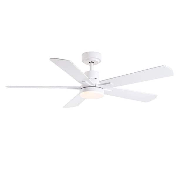 9.8 in. Gray Flush Mount Fandelier Ceiling Fan, Ceiling Bathroom