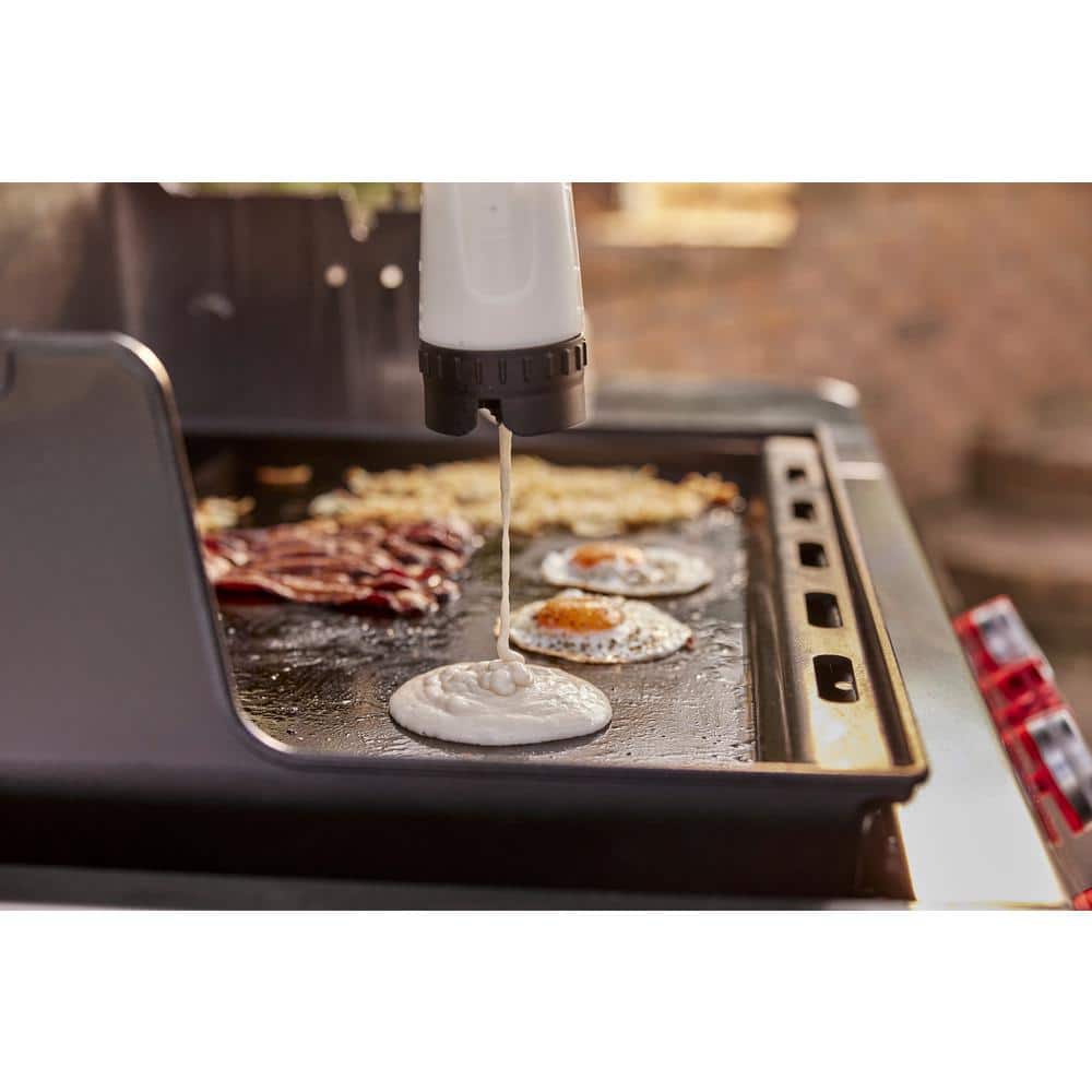 Black Carbon Steel Rust-Resistant Griddle Insert for Genesis 300 Series