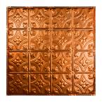 Hamilton 2 ft. x 2 ft. Nail Up Metal Ceiling Tile in Copper (Case of 5)