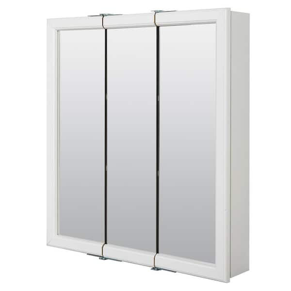 Model# 24-2-26-00 Four Groove Mirror Medicine Cabinet with 6