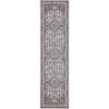 Home Decorators Collection Angora Ivory 2 ft. x 7 ft. Medallion Runner ...