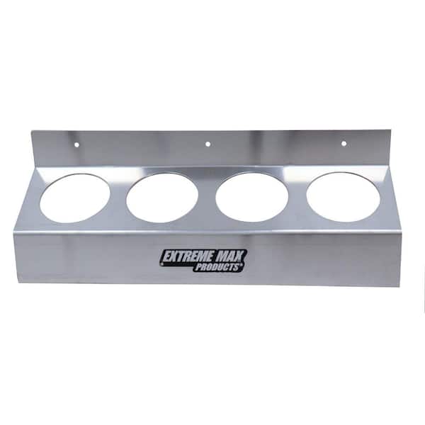 Extreme Max Aluminum Aerosol Storage Shelf - 4-Can Capacity