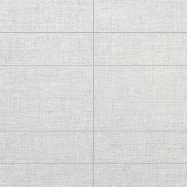 Florida Tile Home Collection Royal Linen White 3.75 in. x 12 in. Porcelain  Floor and Wall Tile (6.25 sq. ft./Case) CHDERYLBR3X12 - The Home Depot