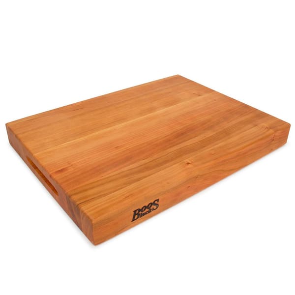 20 in. x 15 in. Rectangular Wooden Edge Grain Cutting Board