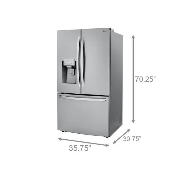23.5 cubic ft refrigerator