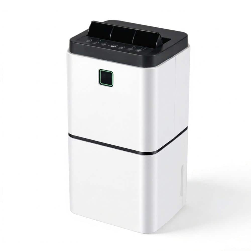 30 pt. Dehumidifier for 1,500 sq. ft. Rooms with Humidity Indicator 12-Hour Timer and 4 Wheels in White price history on PriceWatchPro