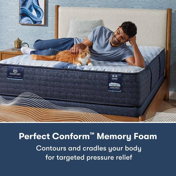Serta iComfort Aveda Twin XL Medium 12 in. Mattress 500800081 1020 The Home Depot