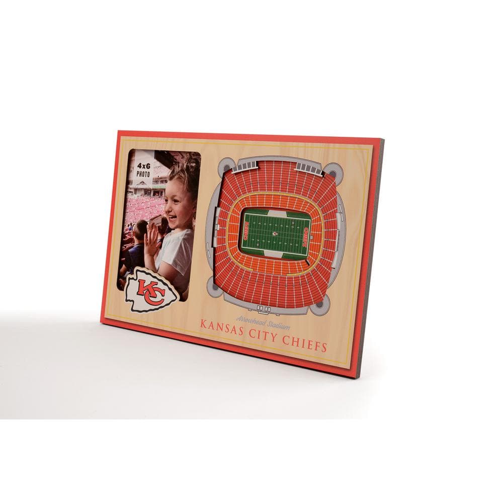 Kansas City Chiefs 3D StadiumViews Picture Frame Arrowhead Stadium